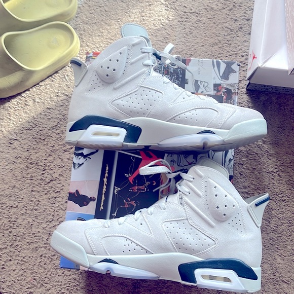 Jordans shoes,color grey navy blue,size 11.5…. - Picture 4 of 4